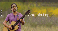 Desktop Screenshot of antoniolopezmusic.com